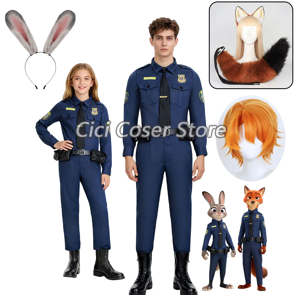 Zoo Party Games - Film Zoo Judy Nick Cosplay Kostüm