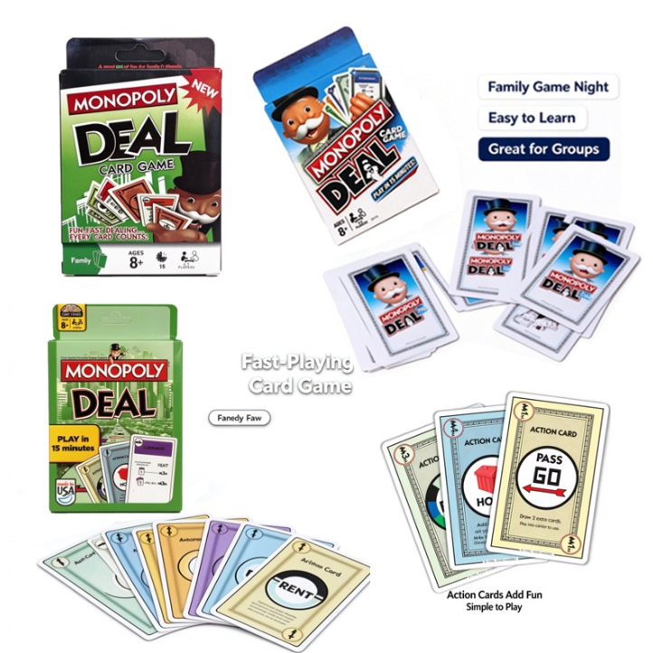 Hasbro Game Monopoly - Hasbro Monopoly Deal 3 Farklı Stil