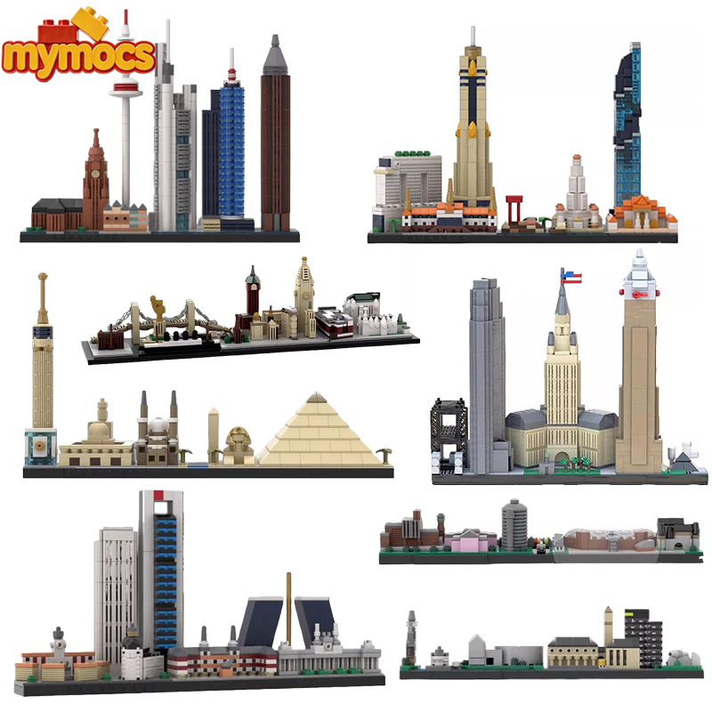 Lego Set Creator - Mymocs Dünya Şehirleri Skyline Mimari Setleri