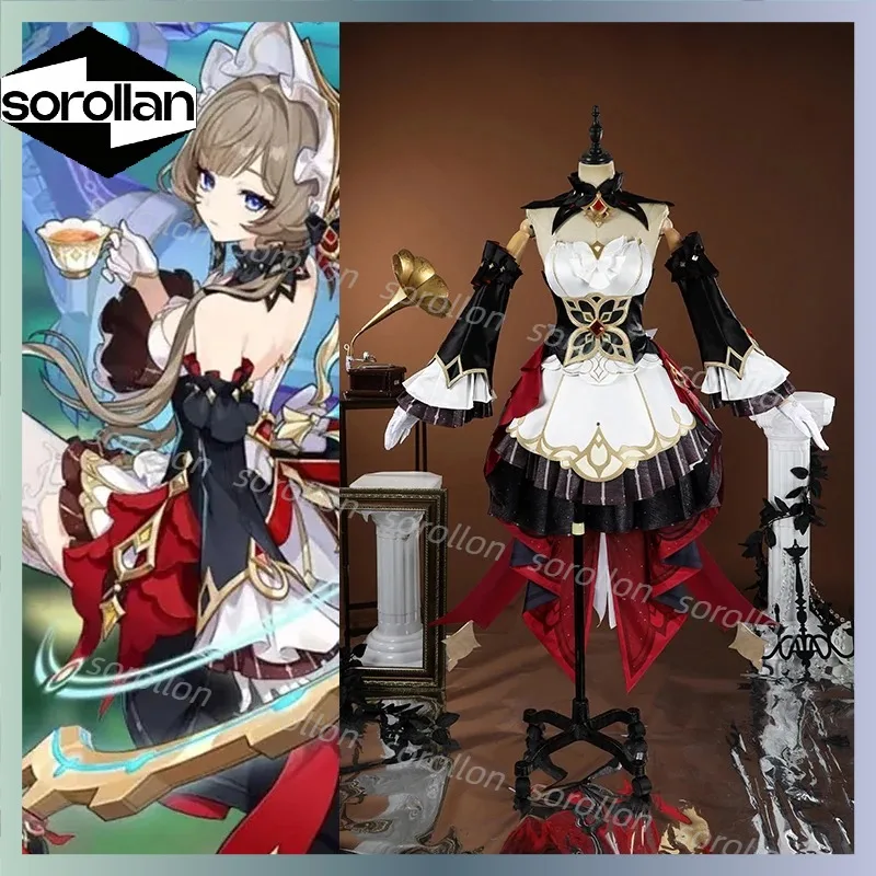 Party Games For Christmas - Oyun Genshin Impact Sandrone Cosplay Kostümü,